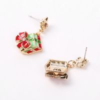 Creative Christmas Gift Box Earrings Nhhn145784 main image 4