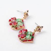 Creative Christmas Gift Box Earrings Nhhn145784 main image 5