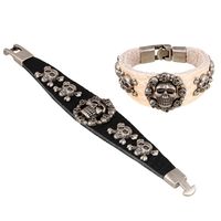European And American New Buckle Leather Leather Bracelet Nhpk145816 main image 1