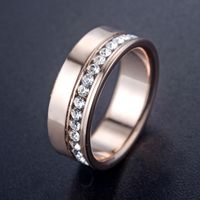 All-match-persönlichkeit Kreativer Diamant-platinum-ring Außenhandel Modeschmuck Ring 10836002 main image 3