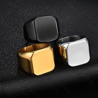 Fashion Geometric 304 Stainless Steel No Inlaid 18K Gold Plated Men'S main image 5