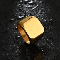 Fashion Geometric 304 Stainless Steel No Inlaid 18K Gold Plated Men'S main image 9