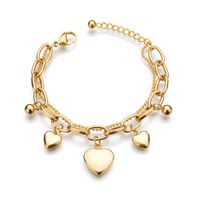Fashion Geometric 304 Stainless Steel 18K Gold Plated No Inlaid Bracelets In Bulk main image 13