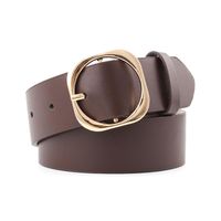 Fashion Vintage Metal Square Buckle Women Belt Nhpo145937 main image 7