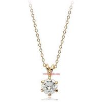 Fashion Single Drill Six-claw Short Clavicle Chain Necklace Nhlj145781 sku image 1