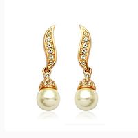 New Beautiful Full Rhinestone Beads Earrings Nhlj145844 sku image 1
