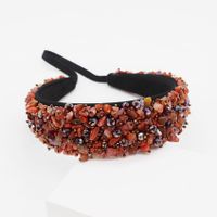 Neues Europäisches Und Amerikanisches Luxus Kristall Granulat Mode Stirnband Personal Isierte Tanz Party Reise Stirnband Zubehör main image 3