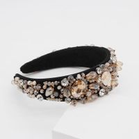 Neues Europäisches Und Amerikanisches Barockmode-stirnband, Reis Perlen, Diamant-luxus-palast-laufsteg, Schönes Stirnband main image 6