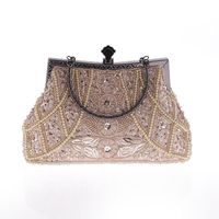 Vintage Heavy Craft Beaded Embroidered Bag Evening Wear Portable Evening Bag Nhyg146464 main image 4