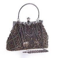 Vintage Heavy Craft Beaded Embroidered Bag Evening Wear Portable Evening Bag Nhyg146464 main image 6