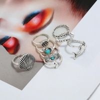 Womens Geometric Rhinestone Alloy Rings Nhkq146524 main image 3