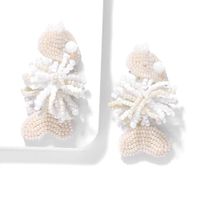 Fashion Hand-knit Fish-shaped Rice Beads Earrings Nhjq146577 main image 3