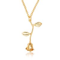 Fashion Rose Copper Chain Alloy Necklace Nhcu146636 main image 1