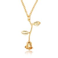 Fashion Rose Copper Chain Alloy Necklace Nhcu146636 main image 2