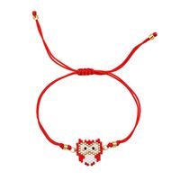 Miyuki Perlen Reis Perlen Gewebter Hand Gefertigter Schmuck Einfache Kinder Tier Armband Eulen Schmuck main image 3