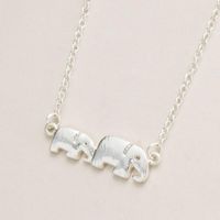 Fashion Simple Elephant Elephant Necklace Nhcu146663 main image 8