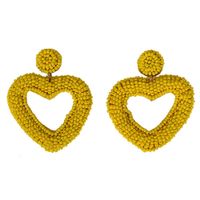Womens Heart Shaped Beads Earrings Nhjq146677 main image 10