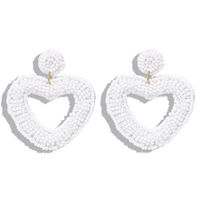 Womens Heart Shaped Beads Earrings Nhjq146677 main image 12