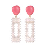 Fashion Geometric Square Imitation Beads Earrings Nhcu146691 main image 7