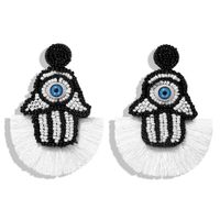 Européen Et Américain Tendance Nouvelle Drôle Mignon Grands Yeux Boucles D'oreilles Européen Et Américain Diable Eye Perle Gland Boucles D'oreilles Bijoux main image 21