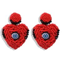 Européen Et Américain Tendance Nouvelle Drôle Mignon Grands Yeux Boucles D'oreilles Européen Et Américain Diable Eye Perle Gland Boucles D'oreilles Bijoux main image 5