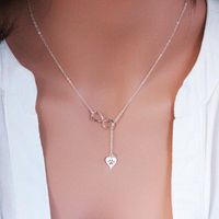 Fashion Copper Chain Hollow Cat Claw Alloy Necklace Nhcu146550 sku image 2