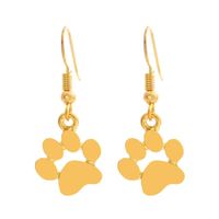 Fashion Glossy Cat Claw Dog Claw Alloy Earrings Nhcu146555 sku image 1