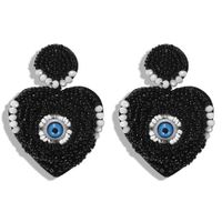 European And American Magic Eye Rice Beads Tassel Earrings Nhjq146720 sku image 6