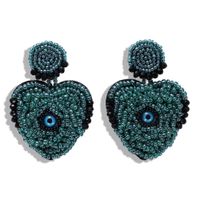 European And American Magic Eye Rice Beads Tassel Earrings Nhjq146720 sku image 13