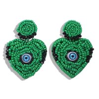 European And American Magic Eye Rice Beads Tassel Earrings Nhjq146720 sku image 16