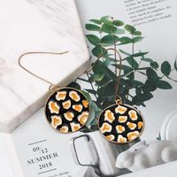 Simple Circle Alloy Drop Oil Earrings Nhjj146813 main image 3