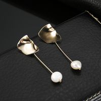 Trendy Minimalist Geometric Metal Beads Earrings Nhpf146861 main image 4