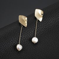 Trendy Minimalist Geometric Metal Beads Earrings Nhpf146861 main image 5