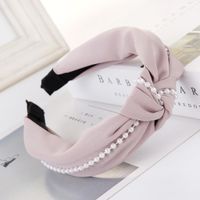 Sweet String Beads Knotted Headband Nhhv146884 main image 6