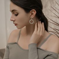 Simple Round Ring Earrings Nhll146952 main image 3