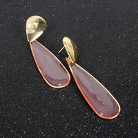 Womens Water Drop Shape Acrylic Transparent Series Earrings Nhct147078 main image 4