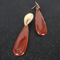 Womens Water Drop Shape Acrylic Transparent Series Earrings Nhct147078 main image 5