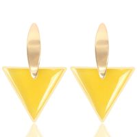 Mode Geometrisches Dreieck Acryl Acetat Platte Ohrringe Im Europäischen Und Amerikanischen Stil Neue Ohrringe Frauen F3110 main image 1