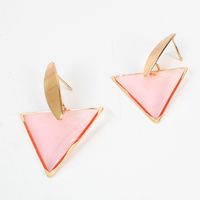 Fashion Geometric Triangle Acrylic Acetate Plate Earrings Nhct147083 main image 5