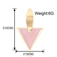 Fashion Geometric Triangle Acrylic Acetate Plate Earrings Nhct147083 main image 6