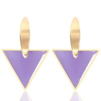 Fashion Geometric Triangle Acrylic Acetate Plate Earrings Nhct147083 main image 7