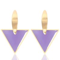 Mode Geometrisches Dreieck Acryl Acetat Platte Ohrringe Im Europäischen Und Amerikanischen Stil Neue Ohrringe Frauen F3110 main image 7