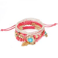 Retro Simple And Colorful Cute Personality Palm Multi-layer Bracelet Nhct147095 main image 3