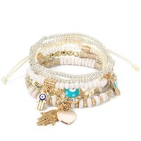 Retro Simple And Colorful Cute Personality Palm Multi-layer Bracelet Nhct147095 main image 8