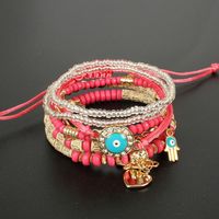 Retro Simple And Colorful Cute Personality Palm Multi-layer Bracelet Nhct147095 main image 9