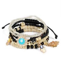 Retro Simple And Colorful Cute Personality Palm Multi-layer Bracelet Nhct147095 main image 10