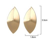 Europäische Und Amerikanische Kreative Metall Ohrringe Weibliche Retro-stil Unregelmäßige Legierung Geometrische Offene Ohrringe Persönlichkeit Einfache Trend Ige Ohrringe main image 3