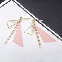 Simple Alloy Triangle Earrings Nhpf147208 main image 4