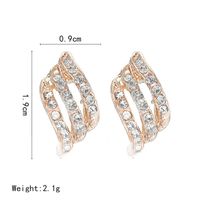 Simple Rhinestone Stud Earrings Nhpf147218 main image 6