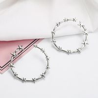 Fashion Simple Alloy Star Ring Hoop Earrings Nhpf147226 main image 7